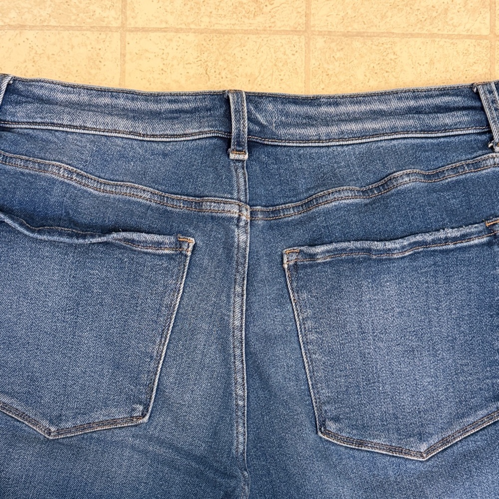 Stylish Distressed Blue Jean Shorts - Picture 8 of 11